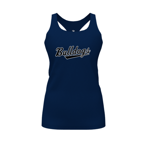 [FT0TRBNV-FYS-LOGO2] Decker Racerback Tank Top (Female Youth S, Navy, Logo 2)