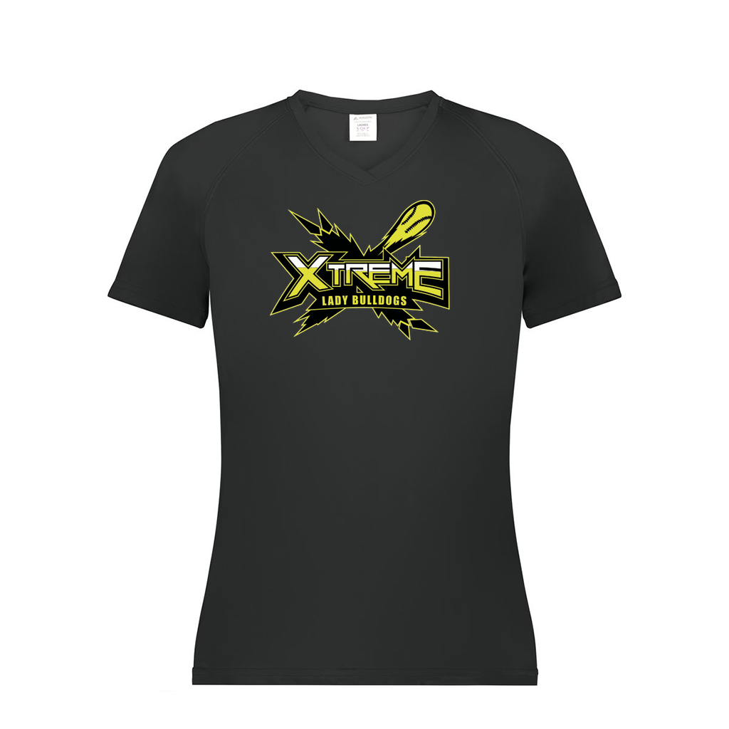 Ladies Smooth Sport V-Neck T-Shirt