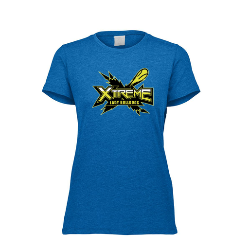 [FTSCUBRY-FAXS-LOGO1] Decker Women's Tri-Blend T-Shirt - Short Sleeve (Female Adult XS, Royal, Logo 1)