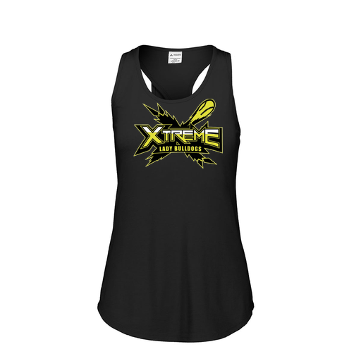 [3078.K94.S-LOGO1] Ladies Tri Blend Tank Top (Female Adult S, Black, Logo 1)
