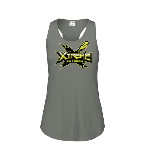 [3078.013.S-LOGO1] Ladies Tri Blend Tank Top (Female Adult S, Gray, Logo 1)