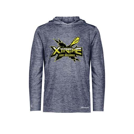 [FOLHCGNV-AS-LOGO1] Decker Men's Charge Hoodie (Adult S, Navy, Logo 1)