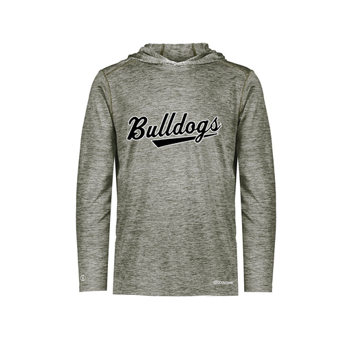 [FOLHCGGY-AS-LOGO2] Decker Men's Charge Hoodie (Adult S, Gray, Logo 2)