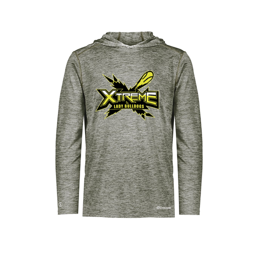 [FOLHCGGY-YS-LOGO1] Decker Youth Charge Hoodie (Youth S, Gray, Logo 1)