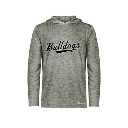 [FOLHCGGY-YS-LOGO2] Decker Youth Charge Hoodie (Youth S, Gray, Logo 2)