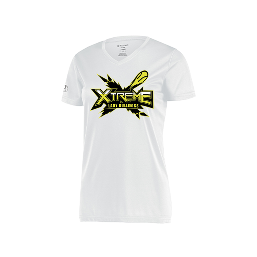 [222820.005.S-LOGO1] Ladies Movement Dri Fit Shirt (Female Adult S, White, Logo 1)