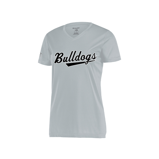 [222820.099.S-LOGO2] Ladies Movement Dri Fit Shirt (Female Adult S, Silver, Logo 2)
